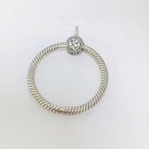 Pandora Moments Small Pavé O Pendant